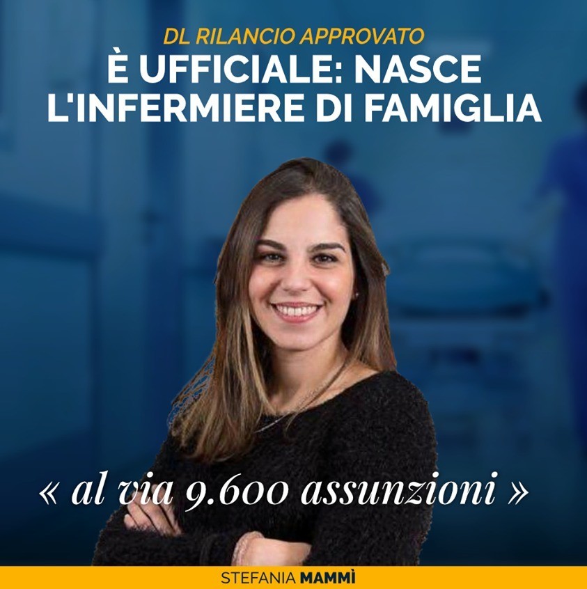 Infermiere di famiglia: esulta l’Onorevole Mammì