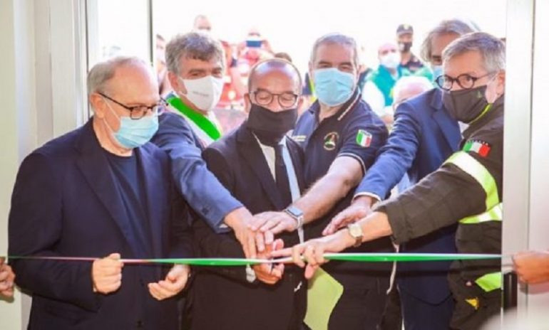 Barletta, inaugurato il distaccamento provinciale della Protezione civile