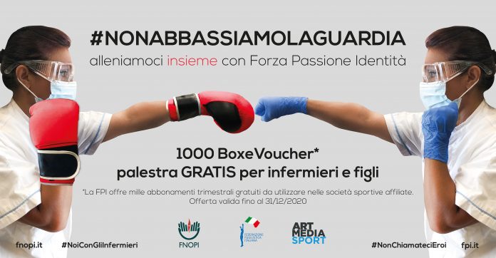 Dalla FPI i BoxeVoucher per gli infermieri del Covid-19