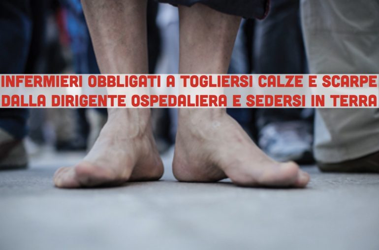 AOU Parma: Infermieri obbligati a togliersi calze e scarpe e sedersi in terra