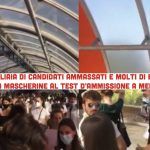 Migliaia di candidati ammassati e molti senza mascherina: critiche sul test d’ammissione a Medicina