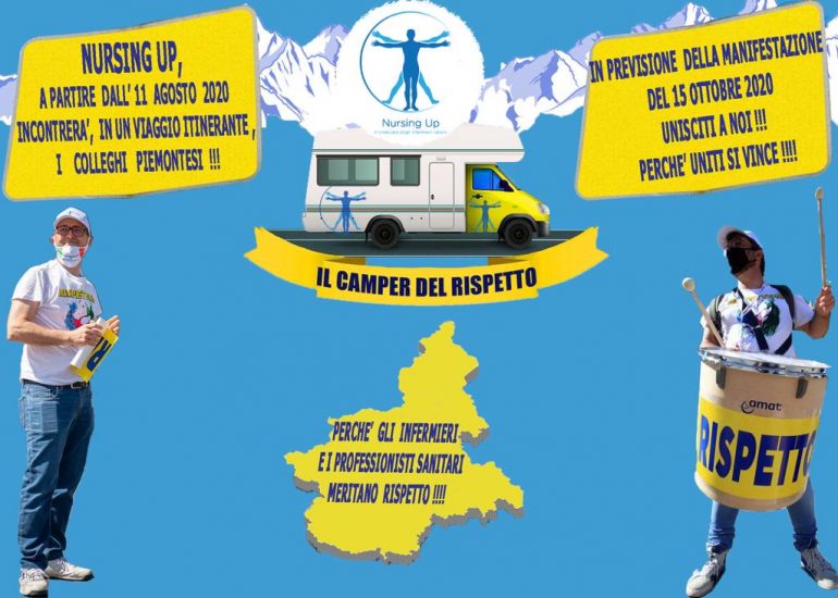 Nursing Up Piemonte – Dall’11 agosto parte il Camper del Rispetto