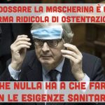 Sturi: il sindaco Sgarbi multa chi indossa la mascherina “senza necessità”