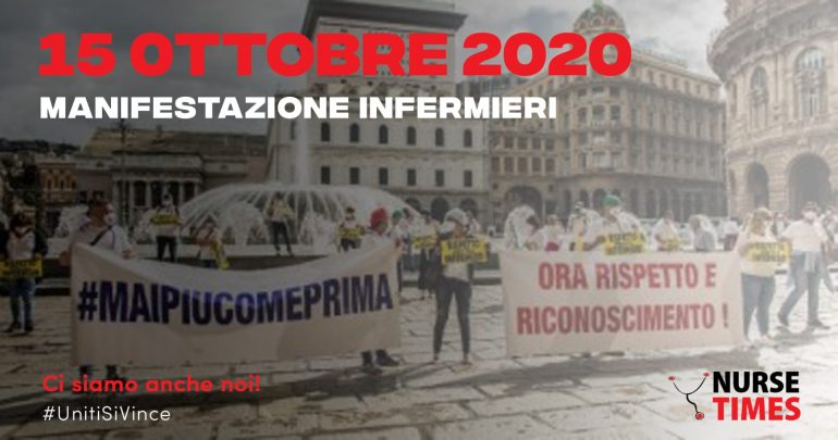Anche noi di Nurse Times scenderemo in piazza il 15 ottobre a Roma