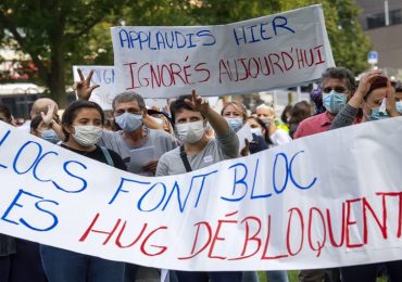 Ginevra, infermieri in piazza: chiesta modifica del piano orario