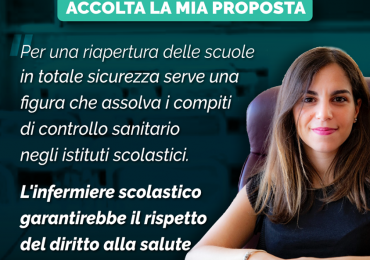 On. Mammì (M5S) “Per una scuola sicura istituiamo la figura dell'infermiere scolastico”. Accolta dal Governo la proposta