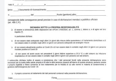 Scuola, Autodichiarazione Covid: cosa deve dichiarare un genitore che è anche operatore sanitario?