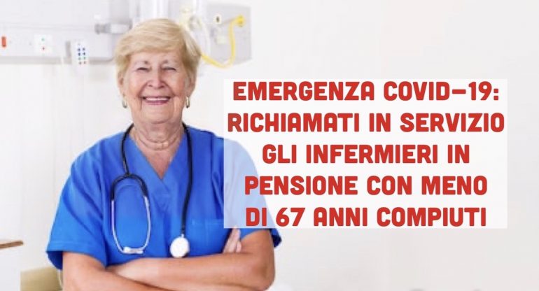 Covid-19: la Valle d’Aosta richiama in servizio infermieri e medici in pensione