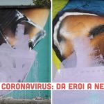 Negazionisti e NoCovid vandalizzano i murales dedicati agli infermieri eroi