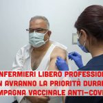 Vaccino Covid-19: gli infermieri libero professionisti non potranno vaccinarsi nella prima fase della campagna?