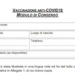 pfizer modulo per il consenso informato