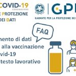 Coronavirus, vaccinazione dei dipendenti: le Faq del Garante per la privacy