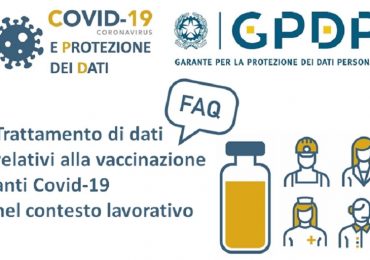 Coronavirus, vaccinazione dei dipendenti: le Faq del Garante per la privacy