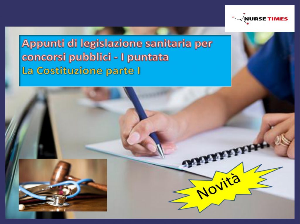 Appunti di legislazione sanitaria per concorsi pubblici | Nurse Times