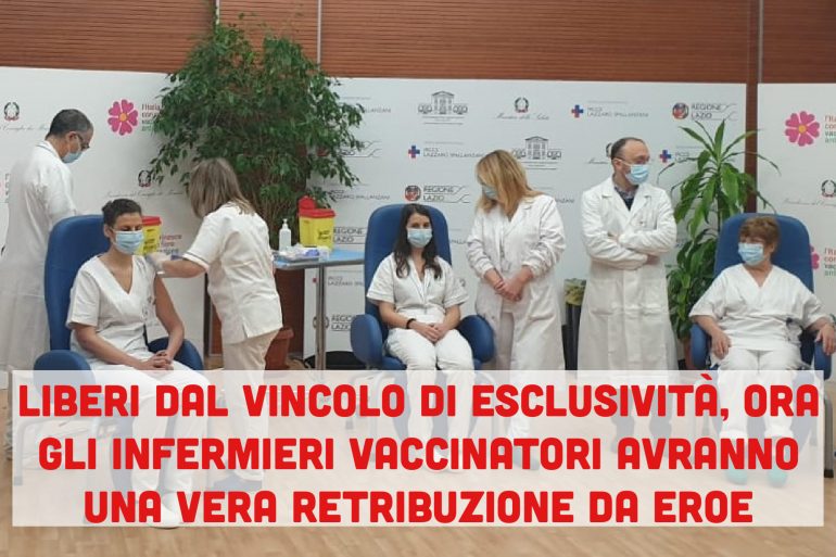 Covid-19: gli infermieri “svincolati” pronti a vaccinare tramite agenzia interinale a €13,50/ora