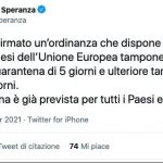 Viaggi all’estero a Pasqua: l'ordinanza di Speranza