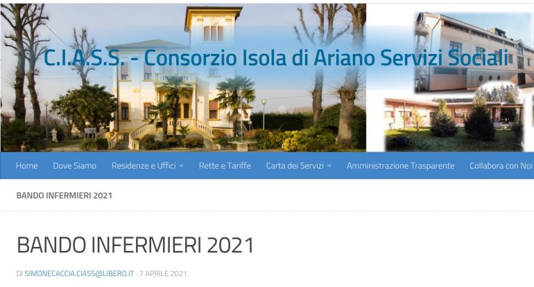 Veneto: concorso per infermieri con mansionario e che “cura l’igiene degli ospiti”