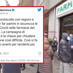 Covid-19: remunerazione minima di € 6,00 ad inoculazione per i farmacisti vaccinatori