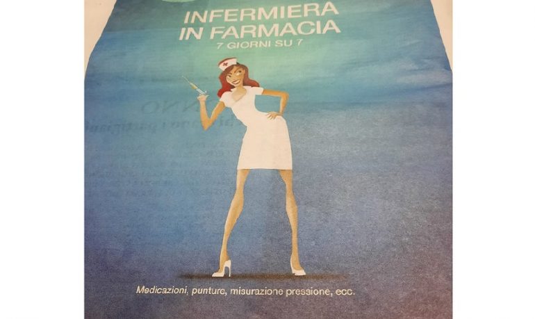 Savona, sexy infermiera per la pubblicità di una farmacia: l'Opi non ci sta
