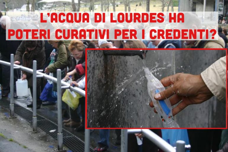 L’acqua di Lourdes è più curativa del placebo se somministrata alle persone fortemente credenti nella religione?