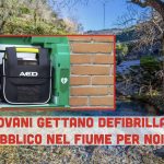 Giovani pregiudicati rubano defibrillatore pubblico gettandolo in un fiume: denunciati per danneggiamento aggravato