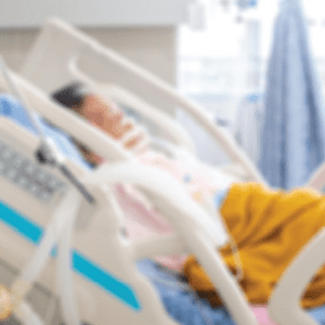 In un letto d'ospedale, con la voglia di tornare a casa