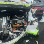 Camion travolge automedica sull'autostrada
