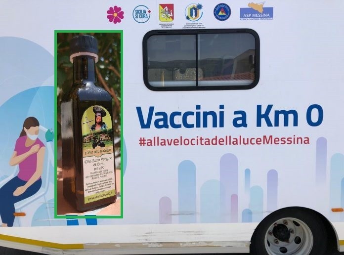 Covid-19: una bottiglia di olio d’oliva in regalo a chi si vaccina a Messina