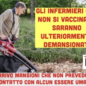 Le Asl dichiarano guerra agli infermieri NoVax: sarà inasprimento del demansionamento per loro