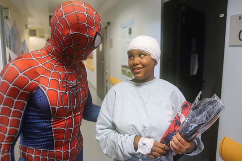 MediCinema Italia e Niguarda portano Spiderman nel reparto di pediatria