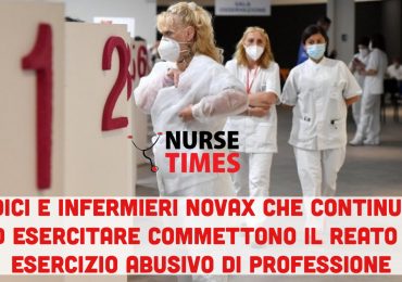 I sanitari NoVax che continuano a lavorare commettono il reato di esercizio abusivo di professione