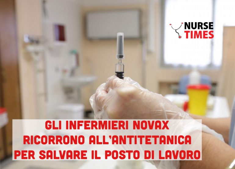 Gli infermieri NoVax ricorrono alla vaccinazione antitetanica per salvare il posto di lavoro