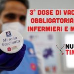 Vaccino Covid-19: via libera del Cts per la terza dose obbligatoria per i sanitari