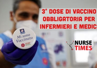 Vaccino Covid-19: via libera del Cts per la terza dose obbligatoria per i sanitari