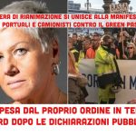 Infermiera di rianimazione NoVax si unisce alla protesta dei camionisti. Sospesa dopo le dichiarazioni virali sul web 1