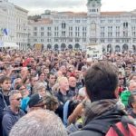 Trieste, focolaio Covid tra i partecipanti alle proteste contro il Green Pass