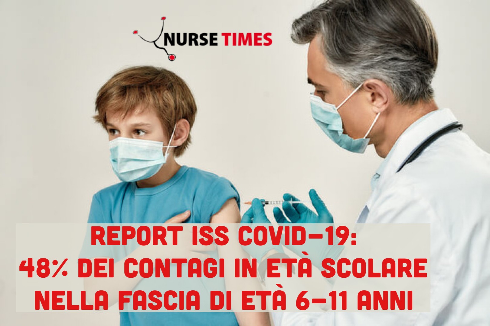 Ist. Superiore Sanità: 48% dei contagi da Covid-19 in età scolare nella fascia 6-11 anni 1