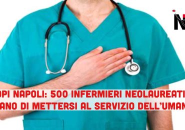 OPI Napoli: 500 infermieri neolaureati giurano di mettersi al servizio dell’umanità