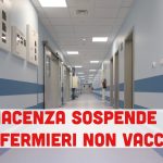 OPI Piacenza sospende altri 26 infermieri non vaccinati. Si aggrava l’emergenza personale in corsia