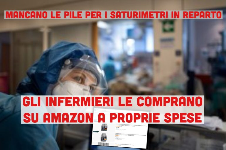Ospedali al collasso causa pandemia: infermieri costretti a comprare su Amazon le batterie per i saturimetri 1