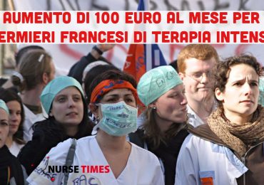 Un aumento di 100 euro in busta paga per gli infermieri di terapia intensiva francesi a partire da gennaio 2022
