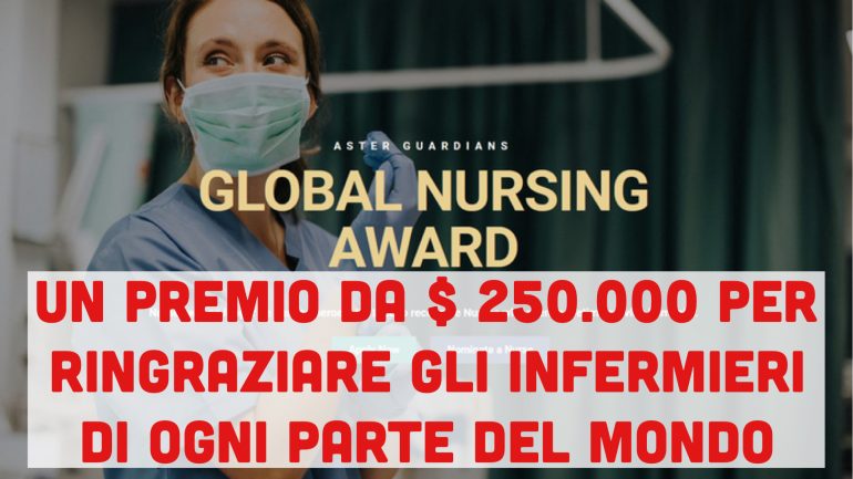 Un premio da $ 250.000 per riconoscere il contributo degli infermieri nel salvare vite umane