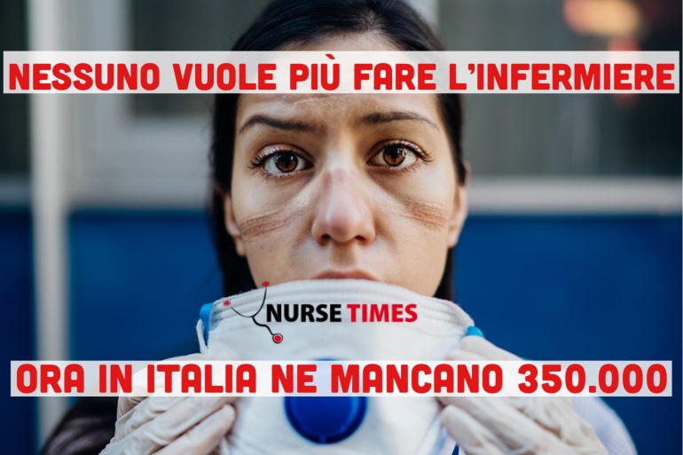 Nessuno vuole più fare l’infermiere: ora in Italia mancano tra i 230 e i 350mila professionisti