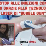 Le iniezioni diventano senza ago grazie alla tecnologia laser e a Bubble Gun