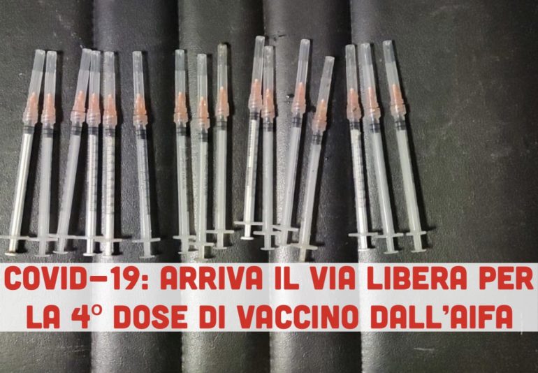 Covid-19, via libera dell'Aifa alla "quarta dose" di vaccino per gli immunodepressi