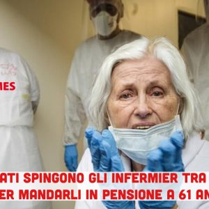 I sindacati premono per l'inclusione degli infermieri tra i lavoratori usuranti: così andrebbero in pensione a 61 anni e 7 mesi 1