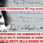 Caso Lembo: assolta dall’accusa di omicidio l’infermiera che somministrò un dosaggio 10 volte superiore di chemioterapico