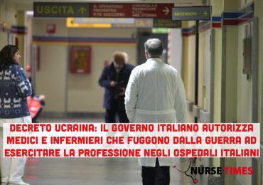 Decreto Ucraina: gli infermieri in fuga dalla guerra potranno subito lavorare nelle corsie degli ospedali italiani