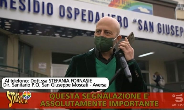 Aversa (Caserta), "Striscia la Notizia" smaschera gli oss abusivi in ospedale