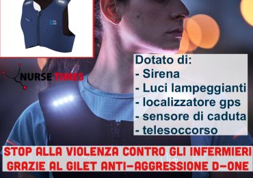 Bologna: gli infermieri indosseranno il gilet anti-aggressione dotato di sirena e gps. Allerta automaticamente le forze dell’ordine in caso di pericolo